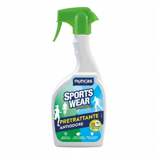 Sportswear pretrattante antiodore