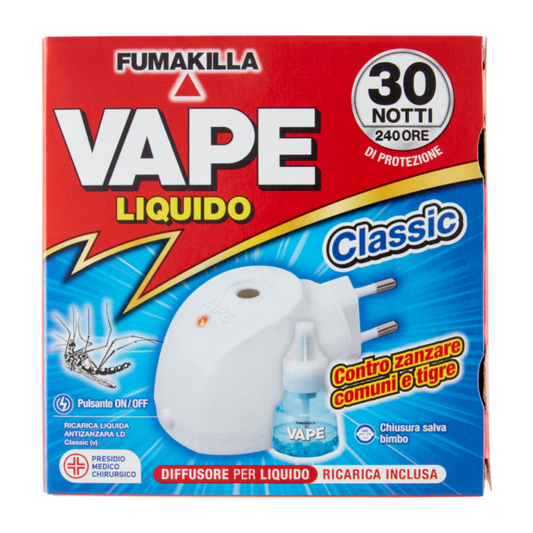 Vape Elettroemanatore Liquido Classic + Ricarica 15 ml