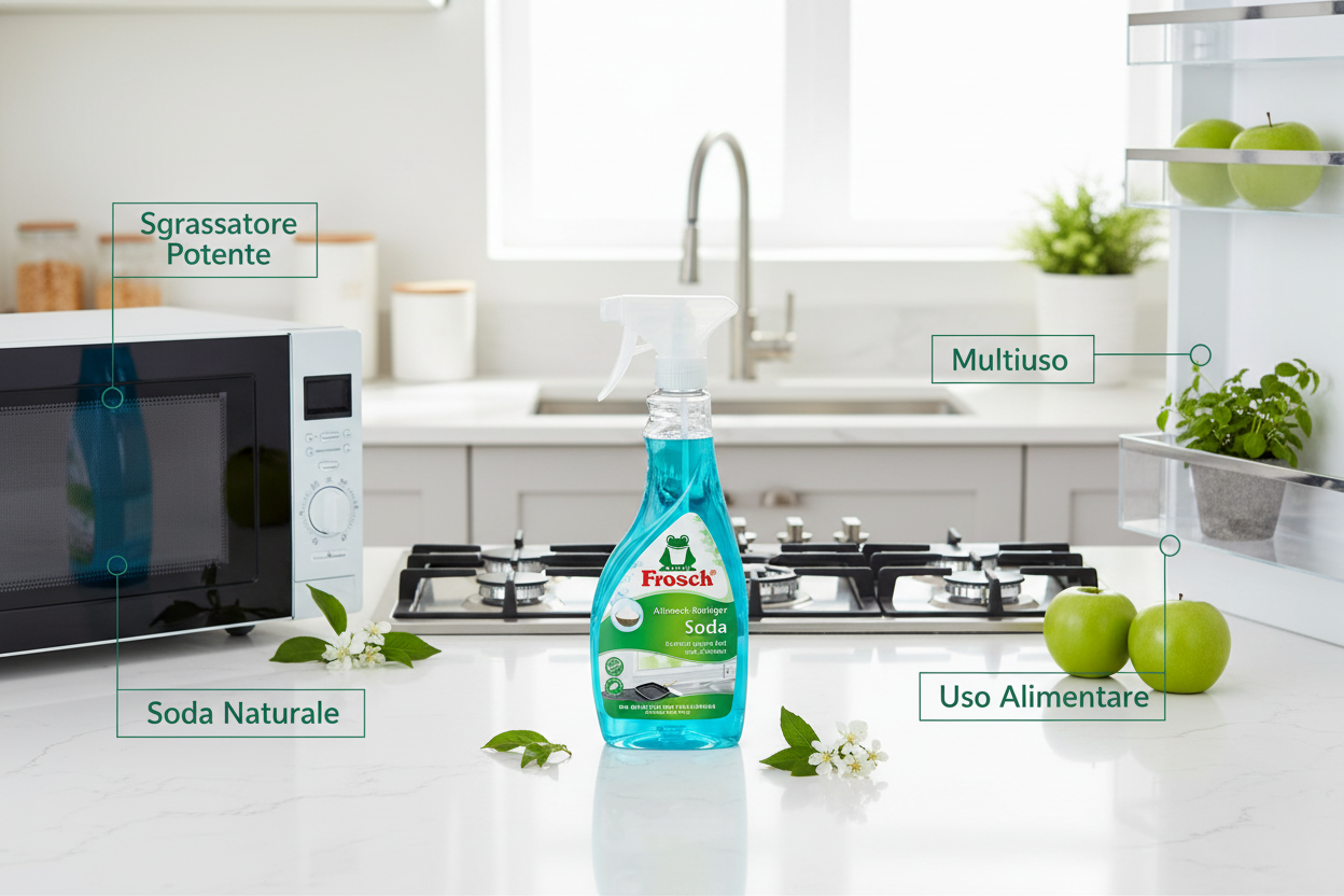 Versatilità Frosch Soda detergente multiuso