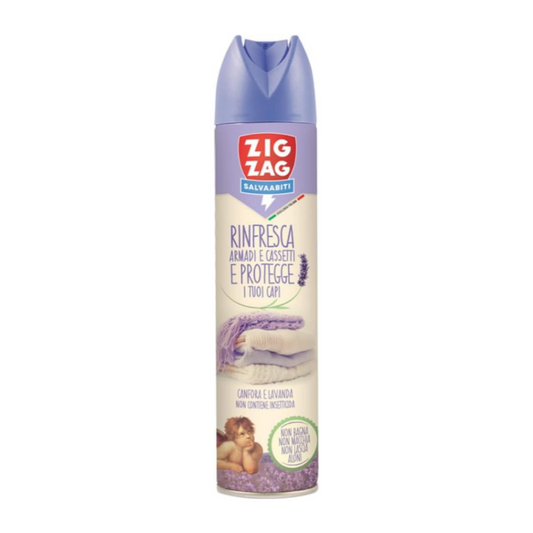 Zig Zag Antitarme spray all’essenza di Canfora e Lavanda