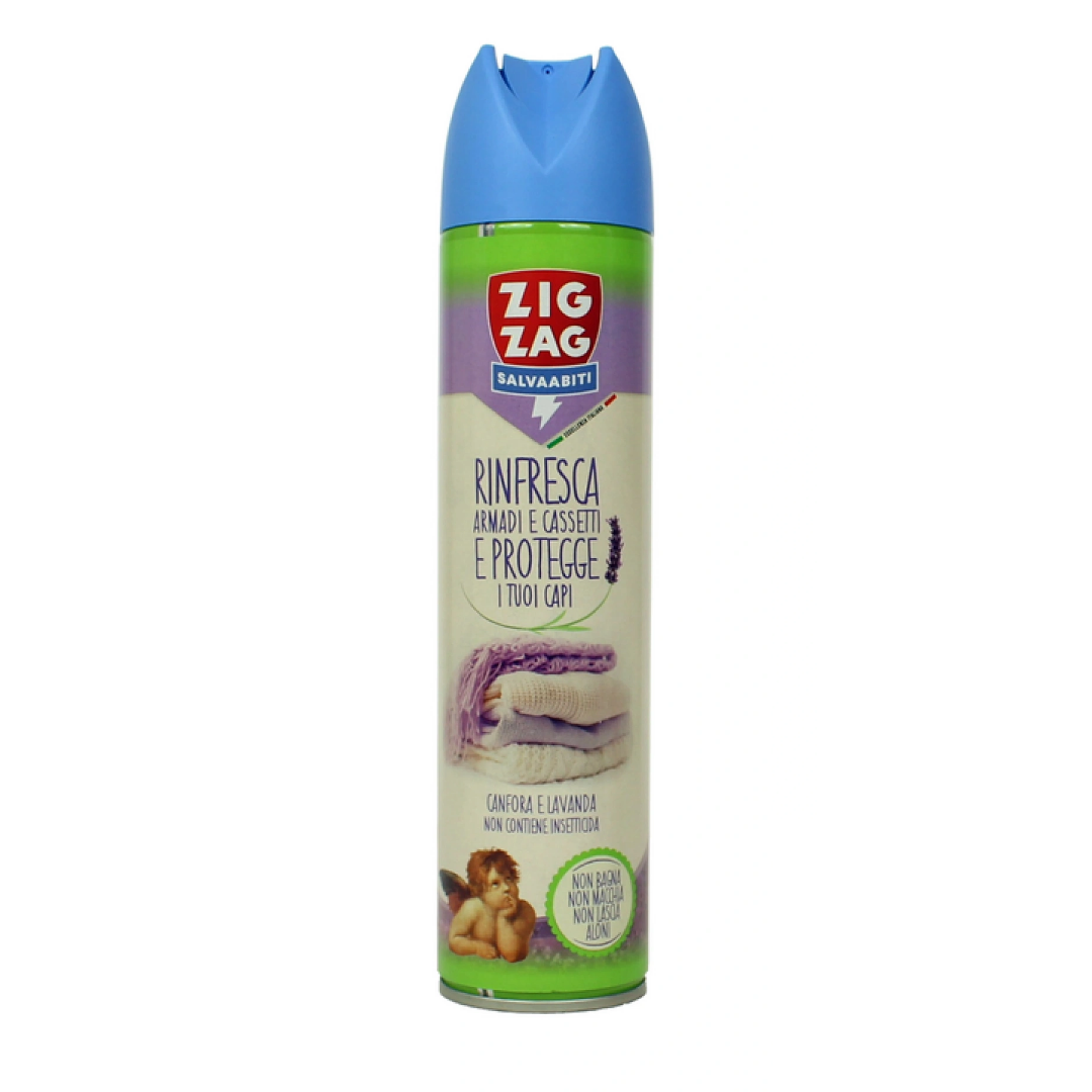 Zig Zag Antitarme spray all’essenza di Canfora e Lavanda