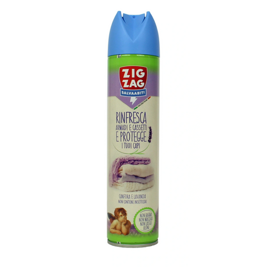 Zig Zag Antitarme spray all’essenza di Canfora e Lavanda