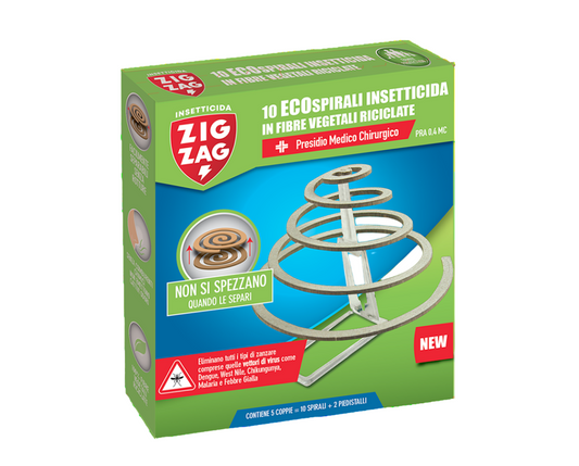 Zig Zag Ecospirali Insektizid in Pflanzenfasern