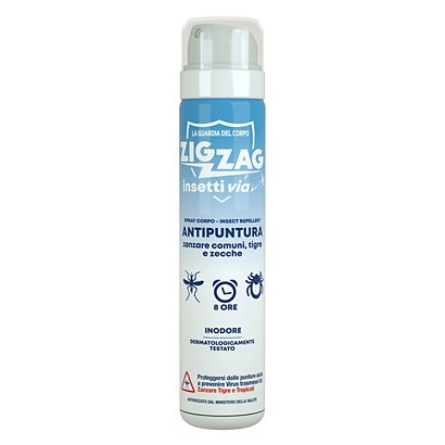 Zig Zag Insettivia! Repellente Spray Corpo Antipuntura Inodore