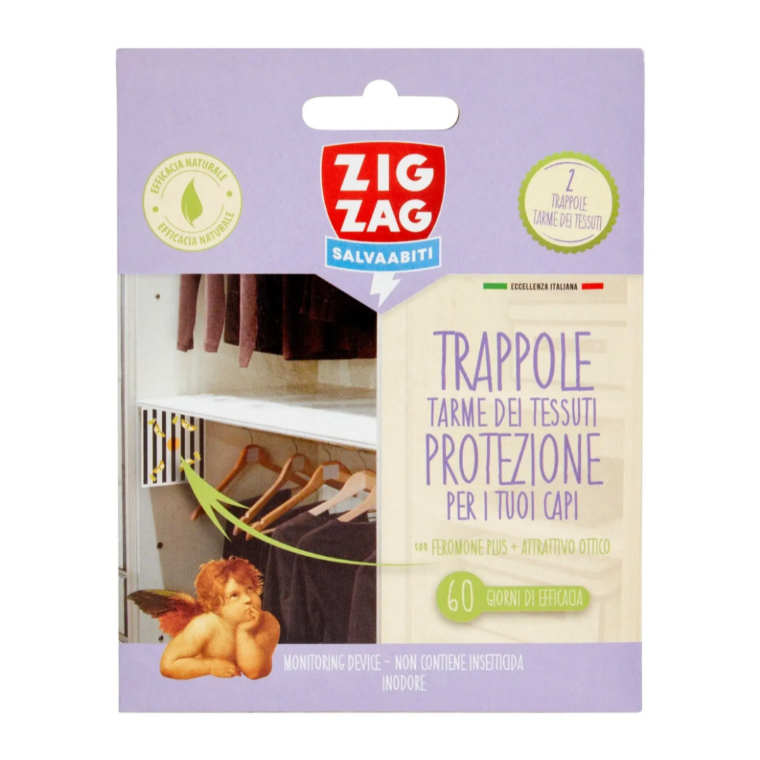 Zig Zag Il SalvaAbiti Trappola per le tarme dei tessuti