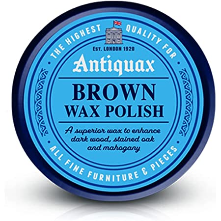 Antiquax Wax Polish Brown 250 ml - cera solida marrone per legni pregiati