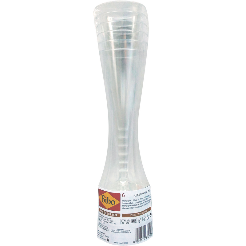 Flutes champagne trasparenti 6pz – Detergenti Wagner