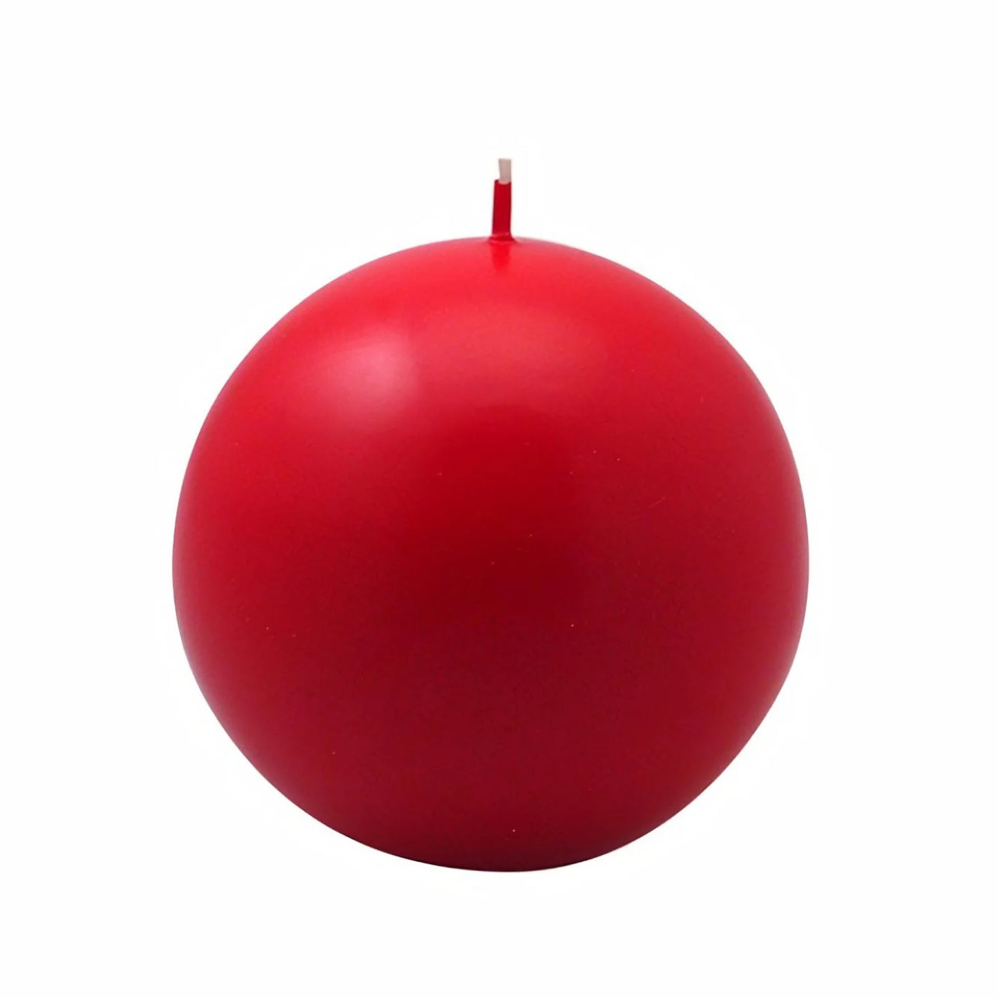 Candela sferica rosso 70mm