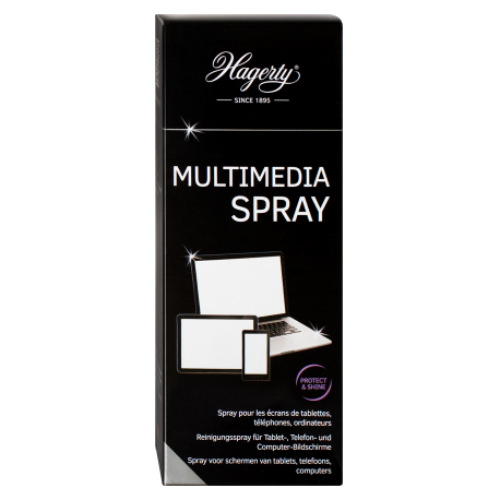 Hagerty Multimedia Spray - per la pulizia di schermi, pc, tablet, smartphone