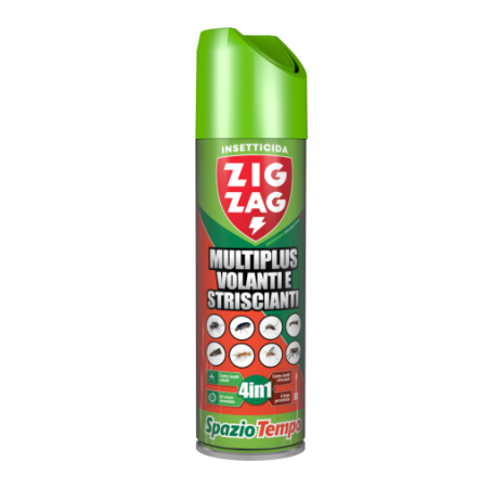 Zig Zag Insetticida Multiplus Volanti e Striscianti Spaziotempo 600 ml