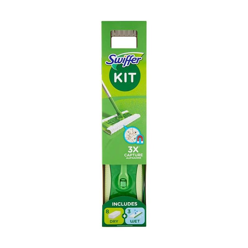 Swiffer Dry + Wet kit per la pulizia dei pavimenti
