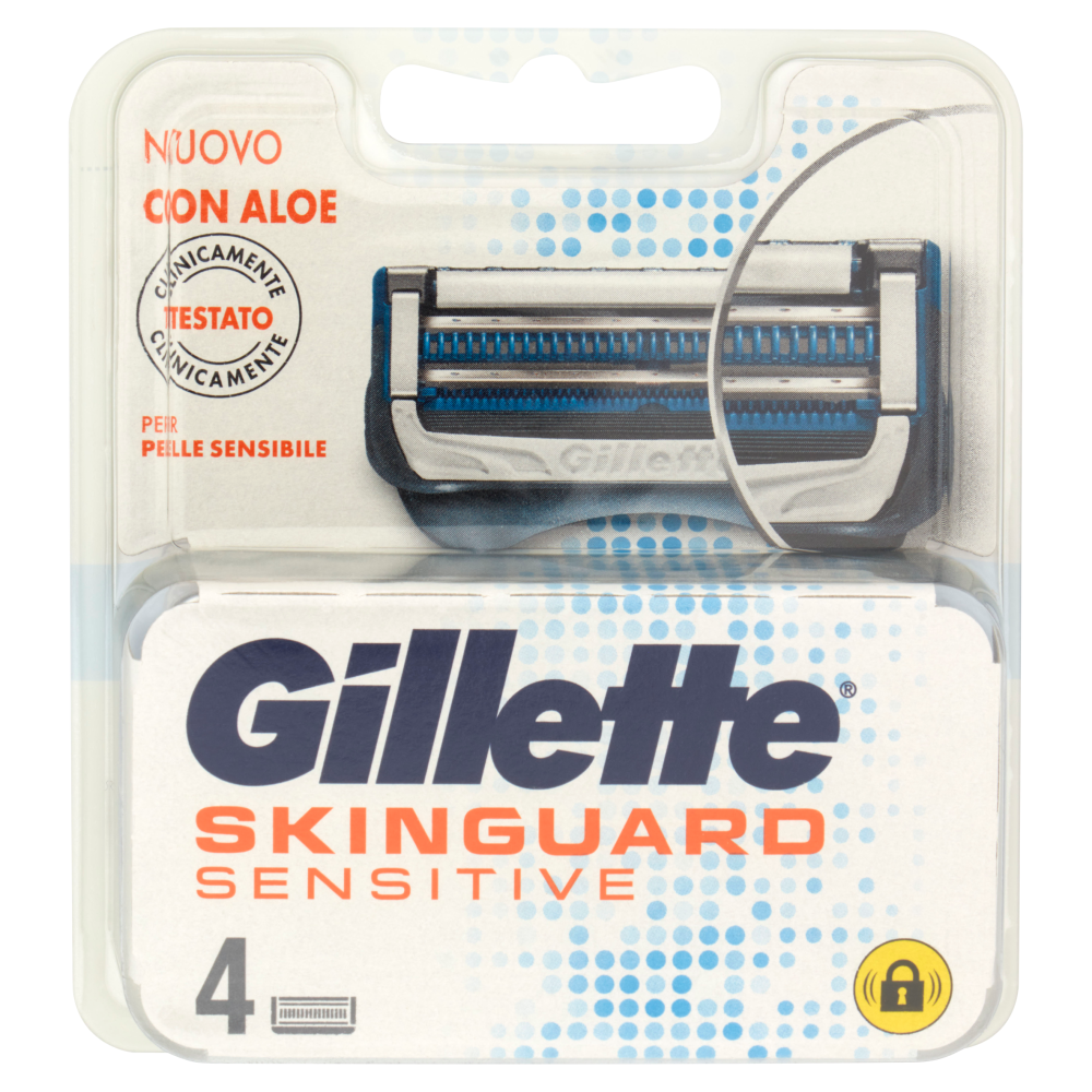 Gillette Skinguard sensitive ricambi 4 pz.
