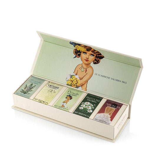 Valobra Gift box Primula - confezione regalo 5 x 45g